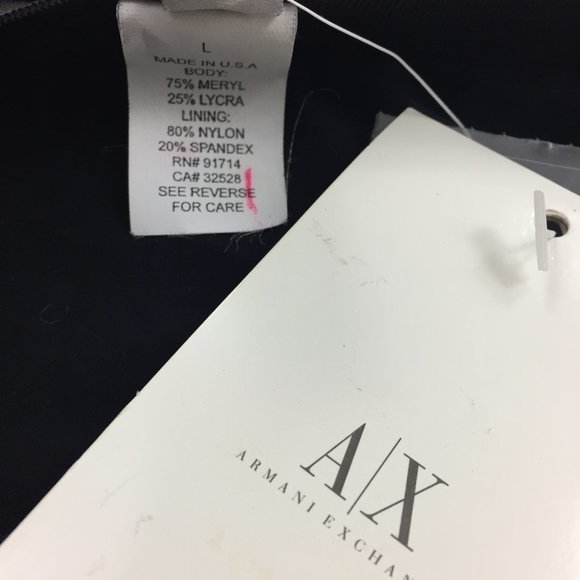 NWT AX ARMANI EXCHANGE Cut Out Sides One Piece - Picture 3 of 6